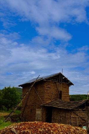 色彩-摄影-风景-房屋-农舍 图片素材