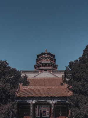 你好2020-颐和园-古建筑-房屋-楼房 图片素材